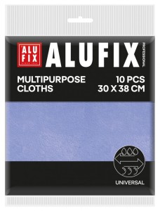 Ściereczki wielofunkcyjne ALUFIX Professional, 30x38cm, 10 szt., niebieskie