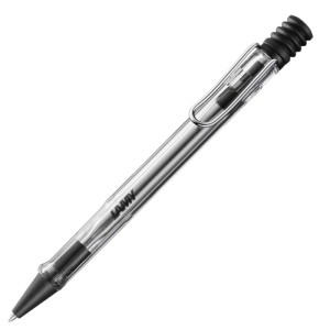 Długopis LAMY Safari 212, M, z czarnym wkładem, transparentny
