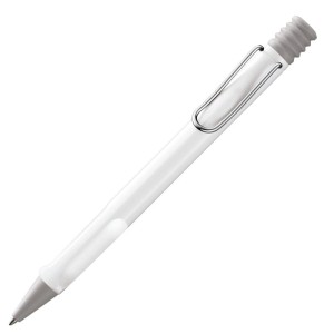 Długopis LAMY Safari 219, M, z niebieskim wkładem, biały