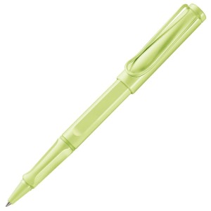 Pióro kulkowe LAMY Safari 3D0, M, z niebieskim wkładem, jasnozielony