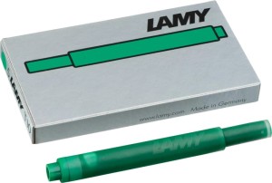 Naboje atramentowe LAMY T10, 5 szt., blister, zielony