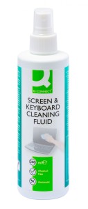 Spray do czyszczenia ekranów TFT/LCD/LED i klawiatur Q-CONNECT, 250ml