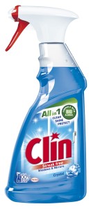 Płyn do mycia szyb CLIN Blue, pompka, 500ml