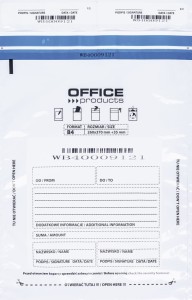 Koperta bezpieczna OFFICE PRODUCTS, B4, 255x340mm, 50szt., biała
