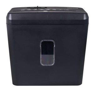Niszczarka OFFICE PRODUCTS, ścinki, do 5 kartek A4, kosz 8l, czarna