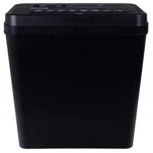 Niszczarka OFFICE PRODUCTS, paski, do 10 kartek A4, kosz 14l, czarna
